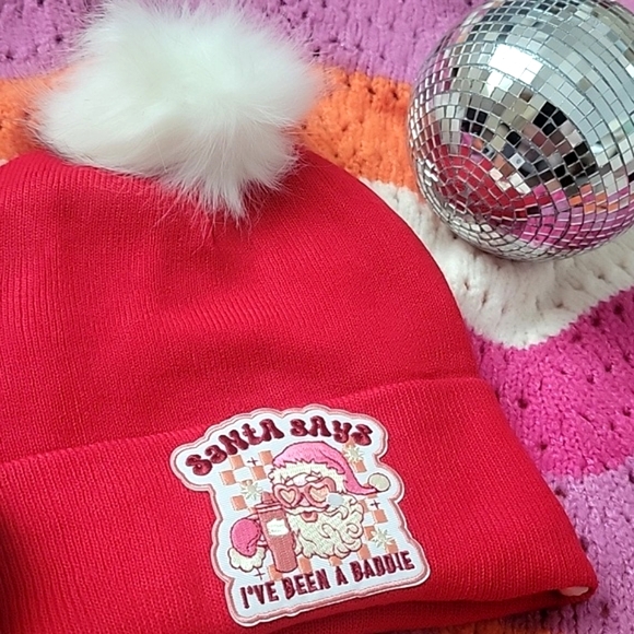 "Santa says I've been a baddie" beanie - Picture 2 of 4